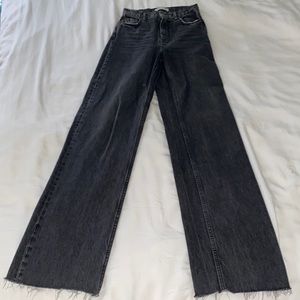 ZARA grey full length jeans (2)